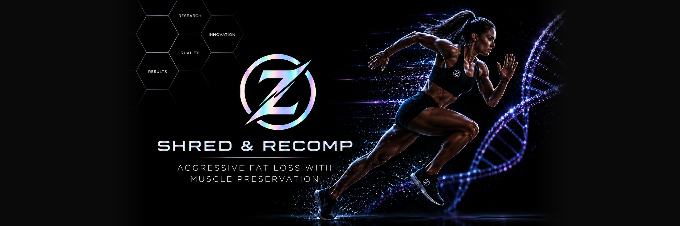 Zenova Peptides — Shred & Recomp: aggressive fat loss with muscle preservation